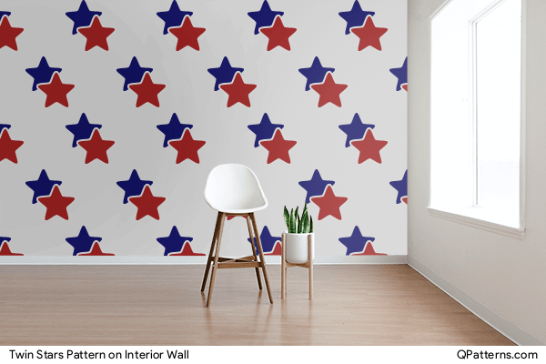 Twin Stars Pattern on interior-wall