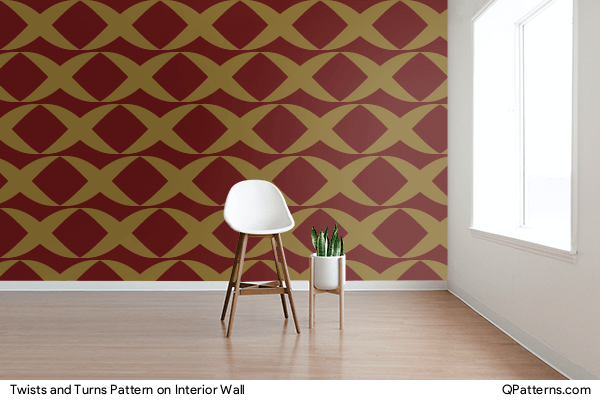 Twists and Turns Pattern on interior-wall