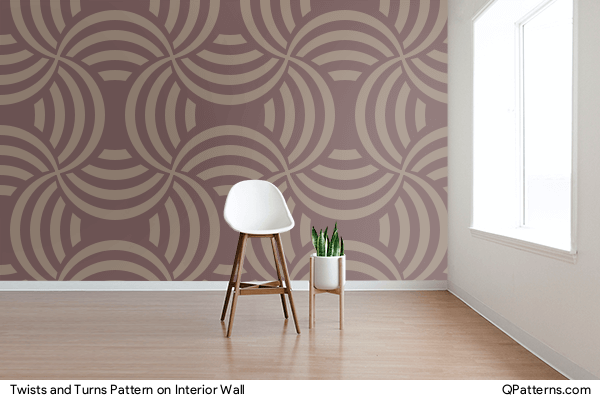 Twists and Turns Pattern on interior-wall