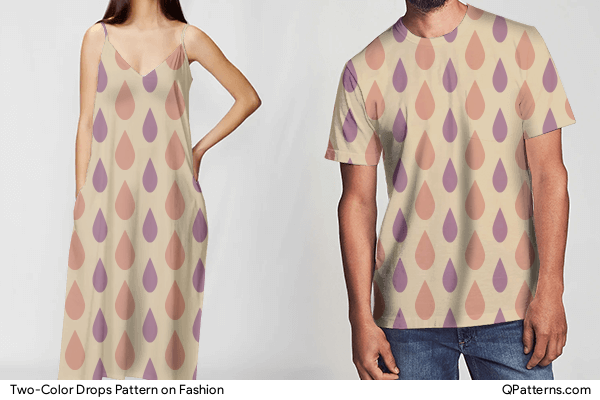Two-Color Drops Pattern on fashion
