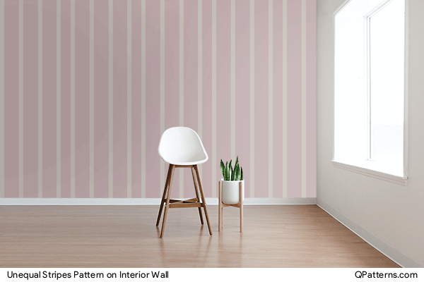 Unequal Stripes Pattern on interior-wall