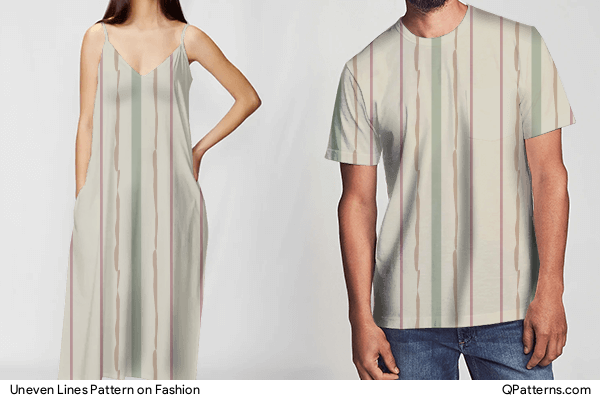 Uneven Lines Pattern on fashion