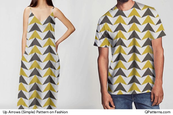 Up Arrows (Simple) Pattern on fashion