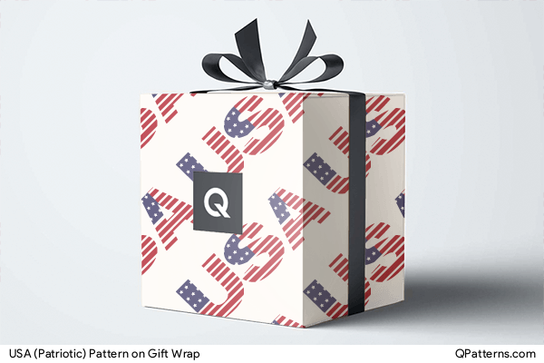 USA (Patriotic) Pattern on gift-wrap