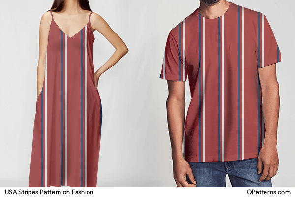 USA Stripes Pattern on fashion