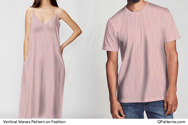 Vertical Waves Pattern on fashion