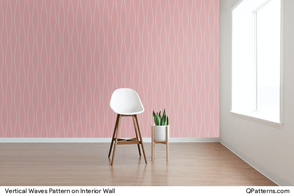 Vertical Waves Pattern on interior-wall