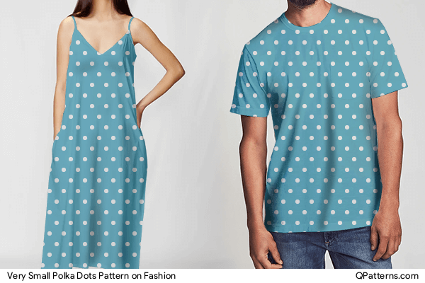 Very Small Polka Dots Pattern on fashion