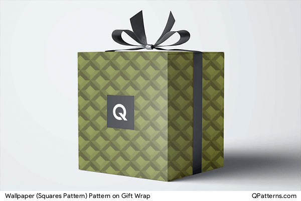 Wallpaper (Squares Pattern) Pattern on gift-wrap
