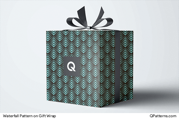 Waterfall Pattern on gift-wrap