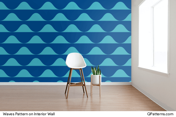 Waves Pattern on interior-wall