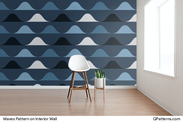 Waves Pattern on interior-wall
