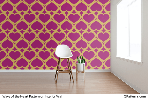Ways of the Heart Pattern on interior-wall
