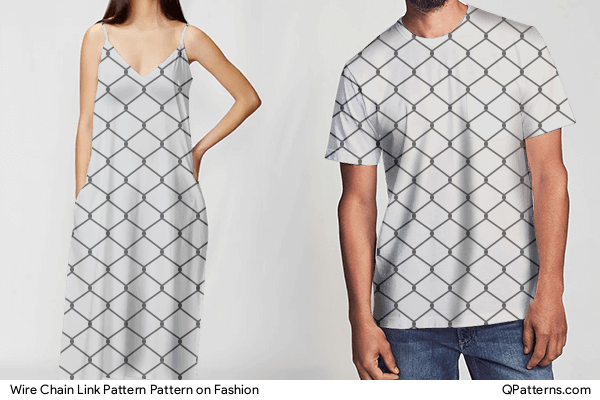 Wire Chain Link Pattern Pattern on fashion
