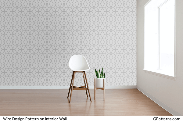 Wire Design Pattern on interior-wall