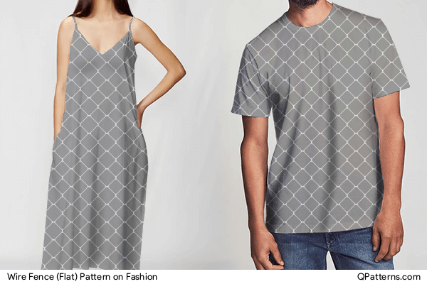 Wire Fence (Flat) Pattern on fashion