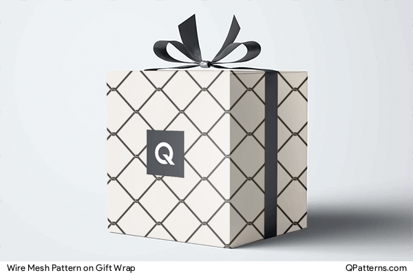 Wire Mesh Pattern on gift-wrap