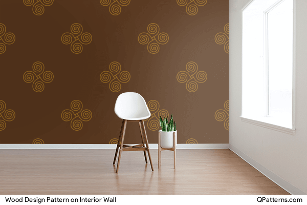 Wood Design Pattern on interior-wall
