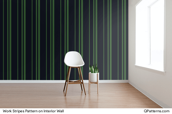 Work Stripes Pattern on interior-wall