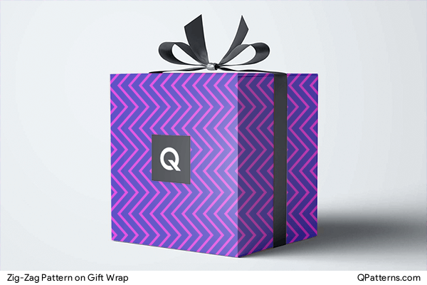Zig-Zag Pattern on gift-wrap