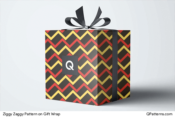 Ziggy Zaggy Pattern on gift-wrap
