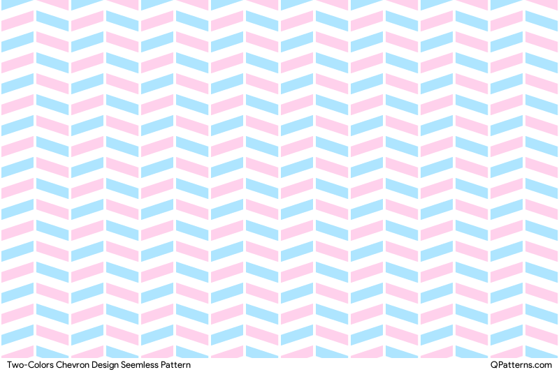 Soft Pink and Blue Chevron pattern